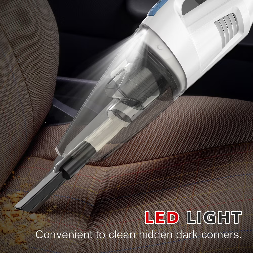 WHALL Handheld Vacuum Cordless, Car Vacuums 8500PA, Wet Dry Hand Vacuums LED Light, Lightweight Mini Hand Held Vacuums Cleaner, Portable Small Vacuum