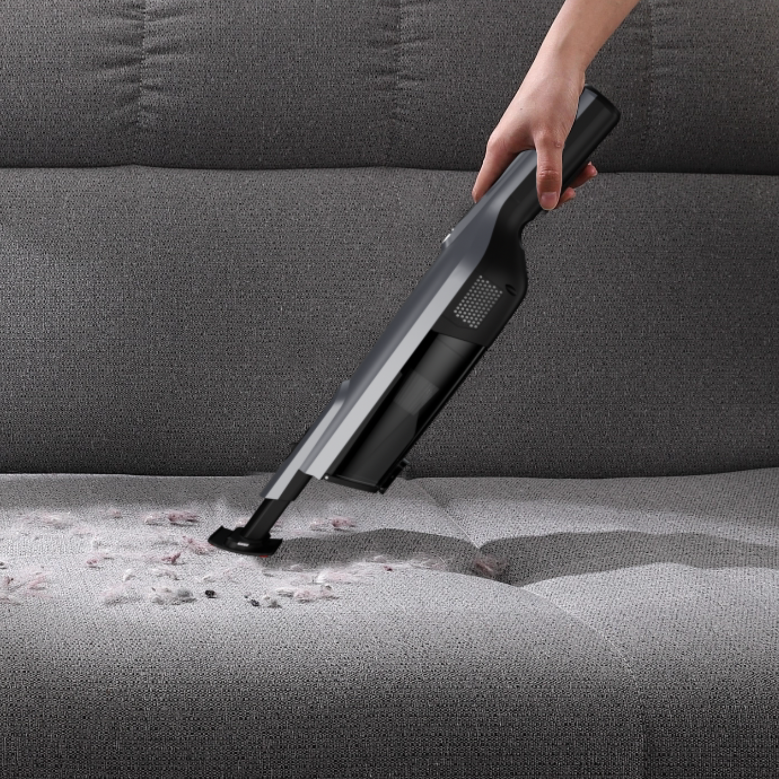 WHALL Handheld Vacuum Cleaner, Lightweight Portable Car Vacuum Cleaner, Cordless Vacuum with Charging Dock, LED Light, Strong Suction for Office Home
