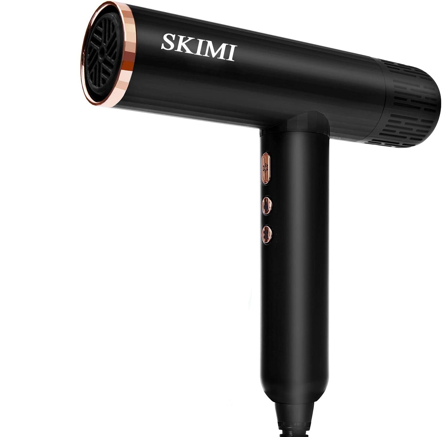 SKIMI Ionic Hair Dryer, Professional Blow Dryer with 3 Attachments, 110000RPM High-Speed Brushless Motor for Fast Drying