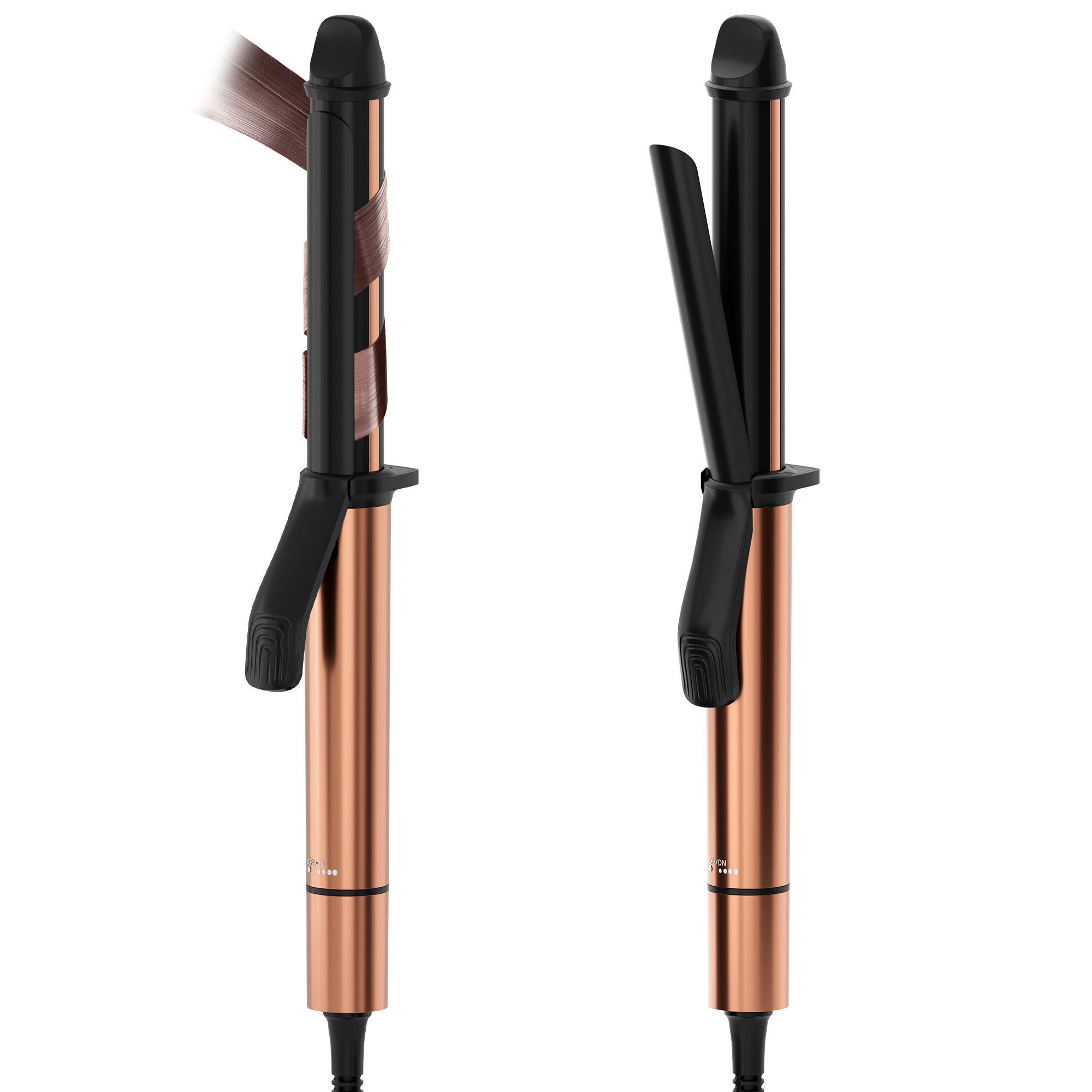 NICEBAY 1 inch Curling Iron, Ceramic Curling Wand with 6 Temperature Up to 430°F, Professional Hair Curler for Multiple Hair Types